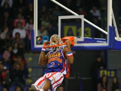 Fotogaléria z vystúpenia Harlem Globetrotters v Steel Aréne