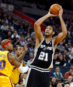 Tim Duncan na méte 20 000 bodov