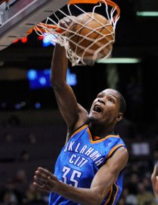 Hráčmi týždňa Bosh a Durant