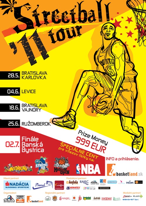 Streetball Tour vyvrcholí finálovým turnajom pod Urpínom