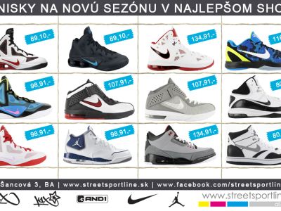 Tenisky na novú sezónu v najlepšom obchode