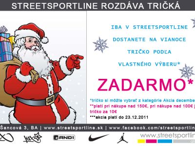 Streetsportline rozdáva tričká!