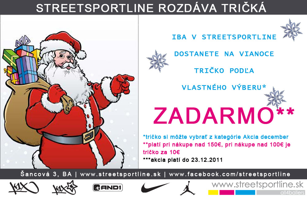 Streetsportline rozdáva tričká!