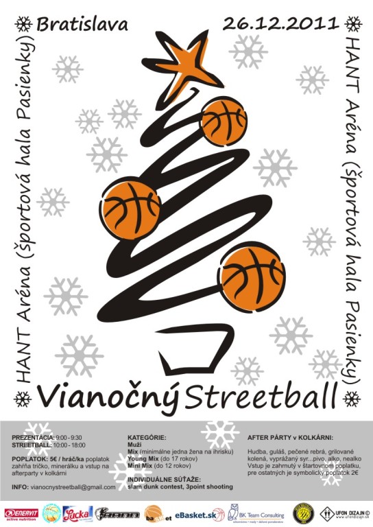 V Hant aréne vianočný streetbalový turnaj