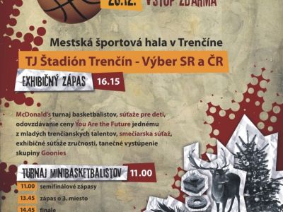 V Trenčíne na Štefana opäť basketbalová exhibícia
