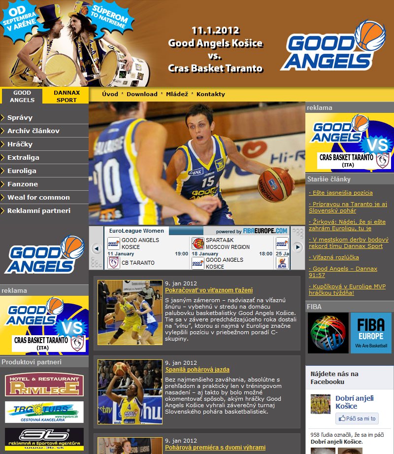 Good Angels sa sťahujú – na webe!