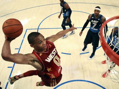 Fotogaléria z víkendového zápasu Hviezd NBA