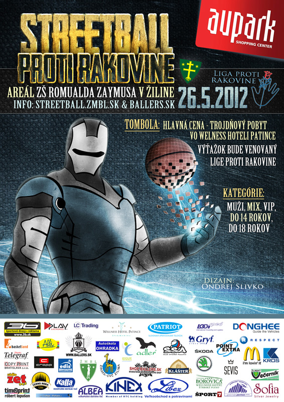 V Žiline Streetball proti rakovine 2012