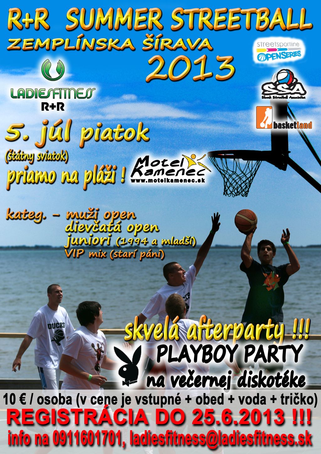 Streetball aj na Zemplínskej Šírave