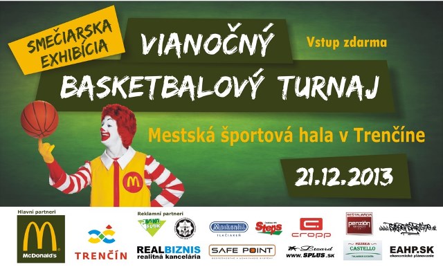 Vianočný turnaj McDonald´s opäť v Trenčíne