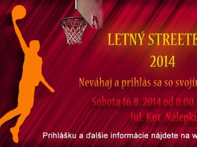 V sobotu v Michalovciach Letný streetball 2014
