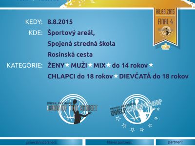 V sobotu v Žiline Final Four Streetballu proti rakovine