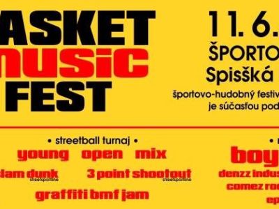 Na Spiši už čoskoro Basket Music Fest 2016