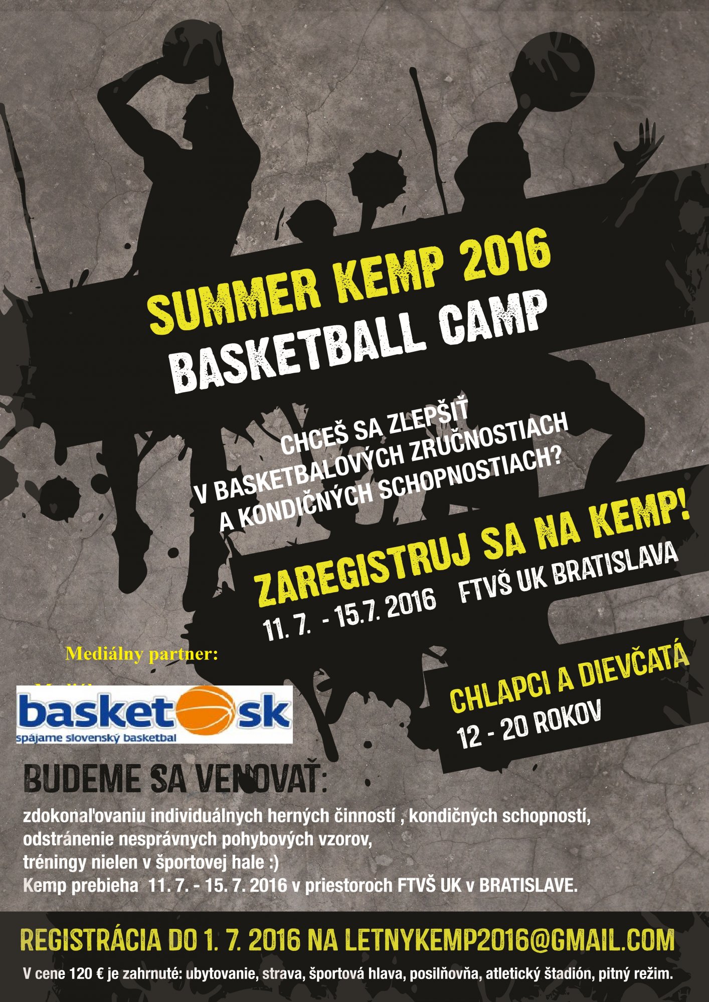 Basket.sk mediálnym partnerom Summer Kempu 2016