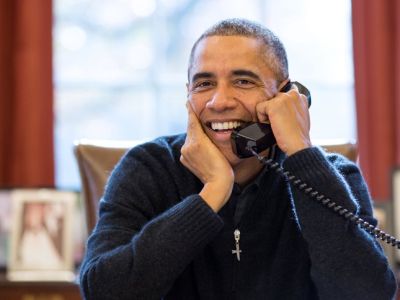 Obama požiadal hráčov Clevelandu, aby oslavovali s tričkami