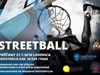 Streetball turnaj opäť v Piešťanoch