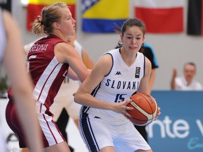 Slovenky podľahli v osemfinále Lotyškám 42:61