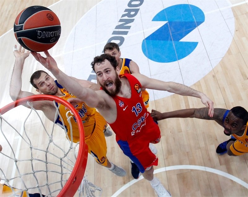 CSKA porazilo doma Chimki, ale len o tri body