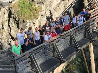 Handlovskí basketbalisti si odskočili zrelaxovať do susedného Rakúska