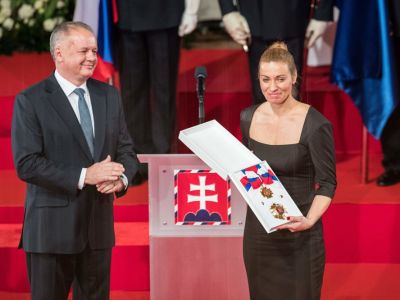 Zuzanu Žirkovú ocenil prezident Andrej Kiska Radom Ľudovíta Štúra I. triedy
