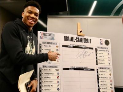James a Antetokounmpo si vyberali hráčov na All-Star. Harden išiel až ako siedmy