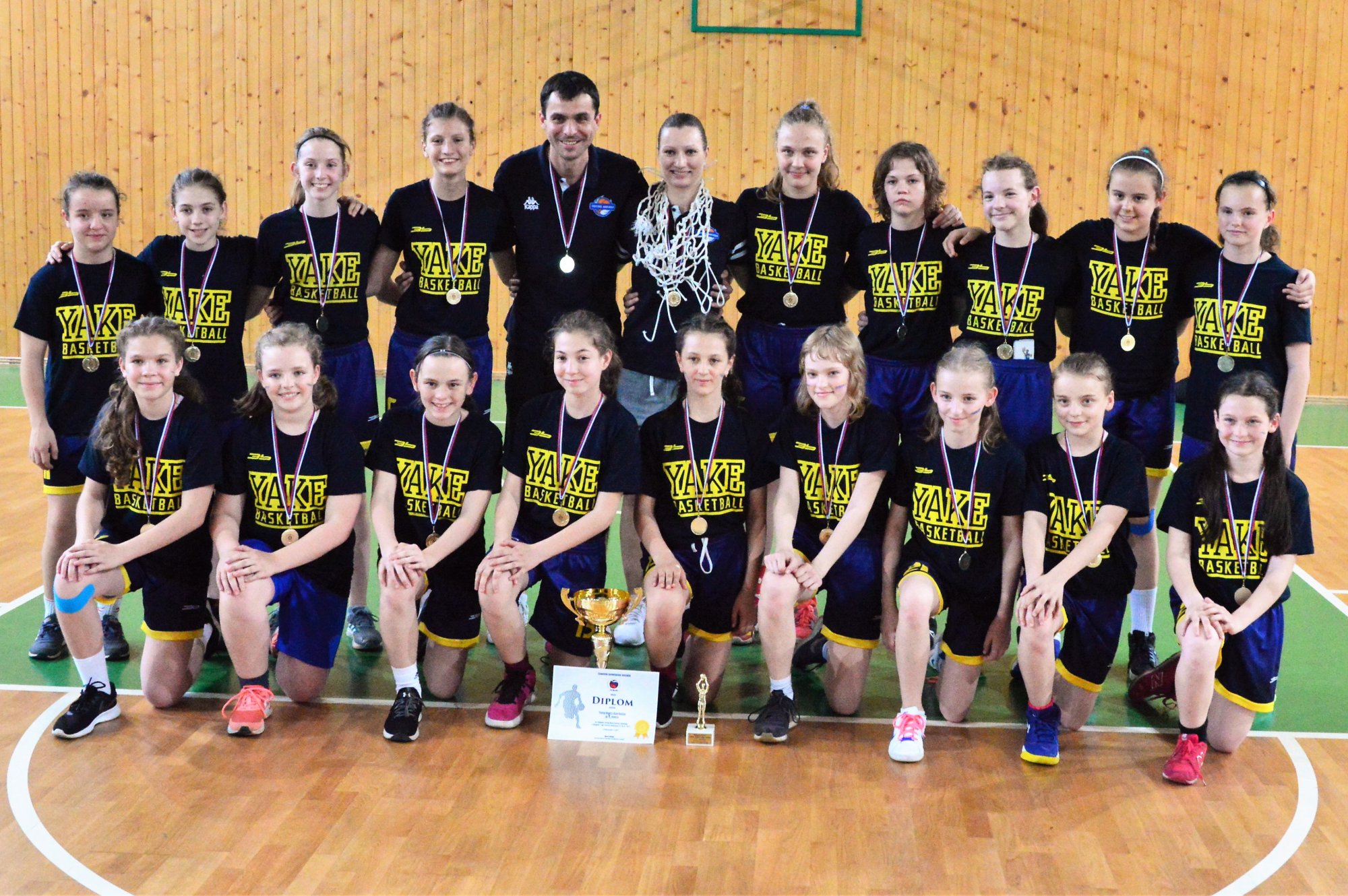 Young Angels Košice U12 majsterkami SR v kategórii Staršie MINI U12