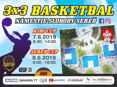 Cez víkend sa uskutoční 3×3 Central Europe Tour SEREĎ CUP 2019