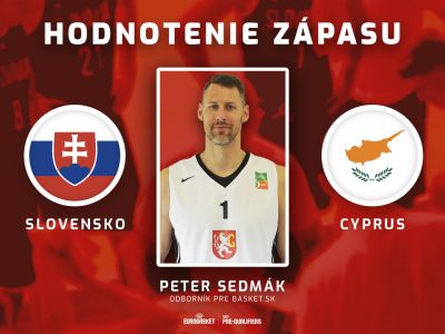 Hodnotenie Petra Sedmáka: Slováci predviedli v závere výbornú obranu, X-faktorom bol Körner