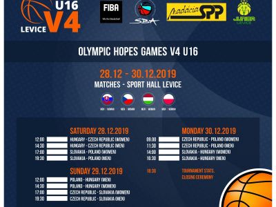 V Leviciach sa uskutoční Turnaj V4 olympijských nádejí