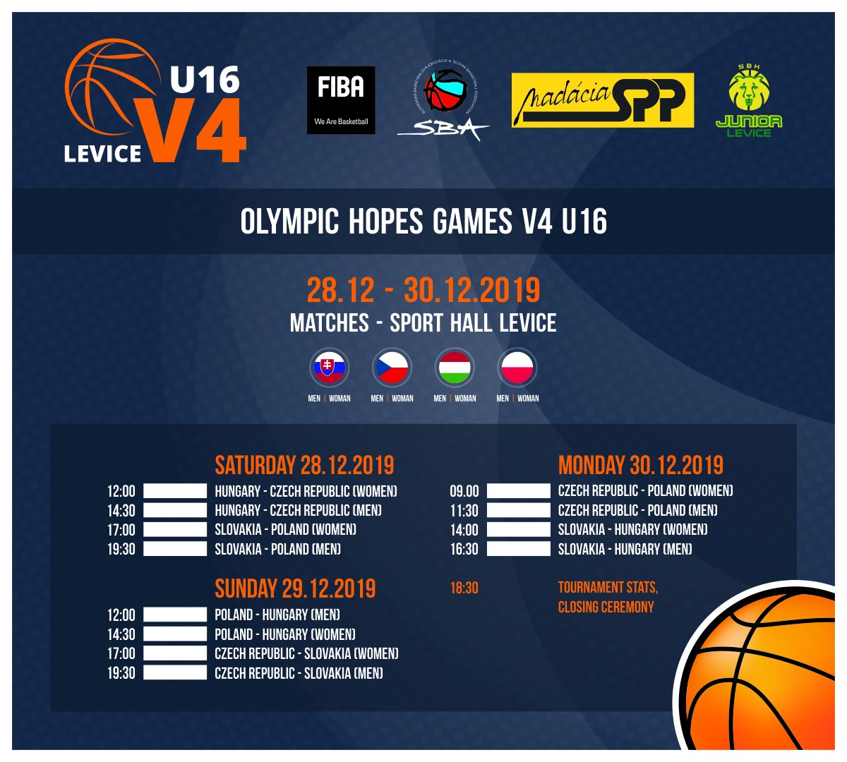 V Leviciach sa uskutoční Turnaj V4 olympijských nádejí