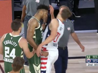 VIDEO: Zidanovská hlavička? Antetokounmpovi praskli nervy