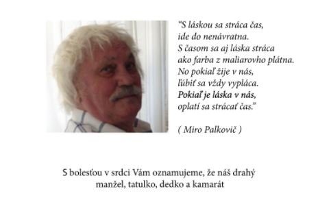 Zomrel bývalý hráč a prezident Baníka Cígeľ Prievidza Miroslav Palkovič