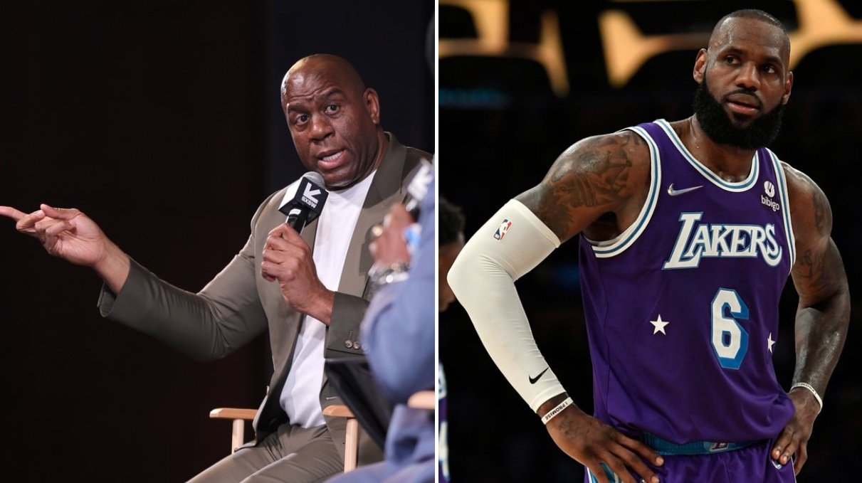 Magic Johnson obvinil z katastrofálneho rozhodnutia Lakers aj LeBrona Jamesa