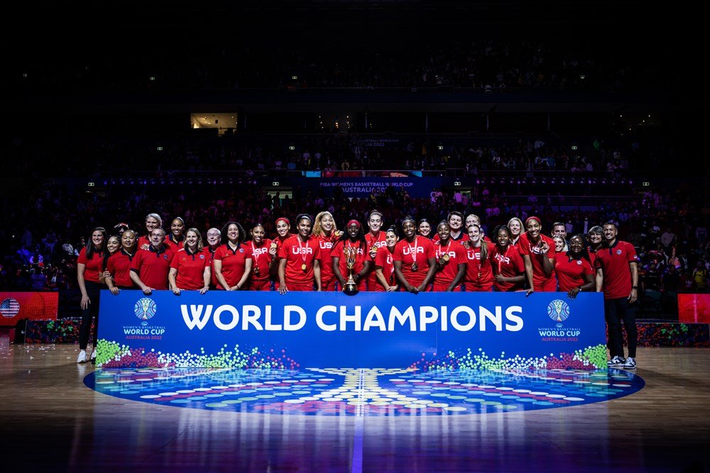 Americké basketbalistky oslavujú štvtý titul majsteriek sveta za sebou