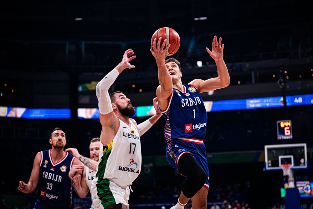 VIDEO/Štvrťfinále MS 2023: Srbsko nedalo šancu Litve a je v semifinále