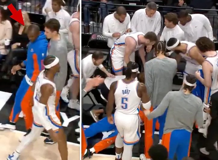Tľapol si so spoluhráčom a skolaboval. NBA zažila hororový moment