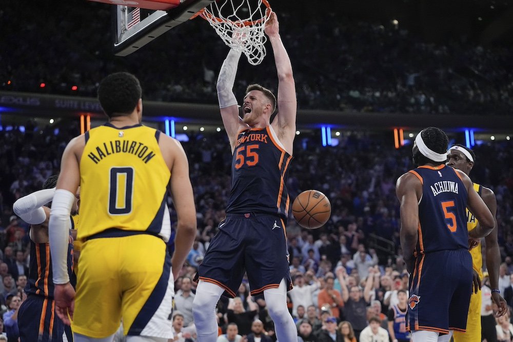 VIDEO/NBA play-off: Zraneniami sužovaní Knicks zdolali Indianu aj druhýkát a vedú 2:0
