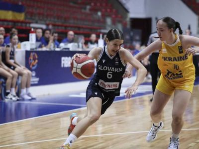 FOTO/VIDEO: Slovenské dievčatá vyhrali nad Ukrajinou a sú v play-off