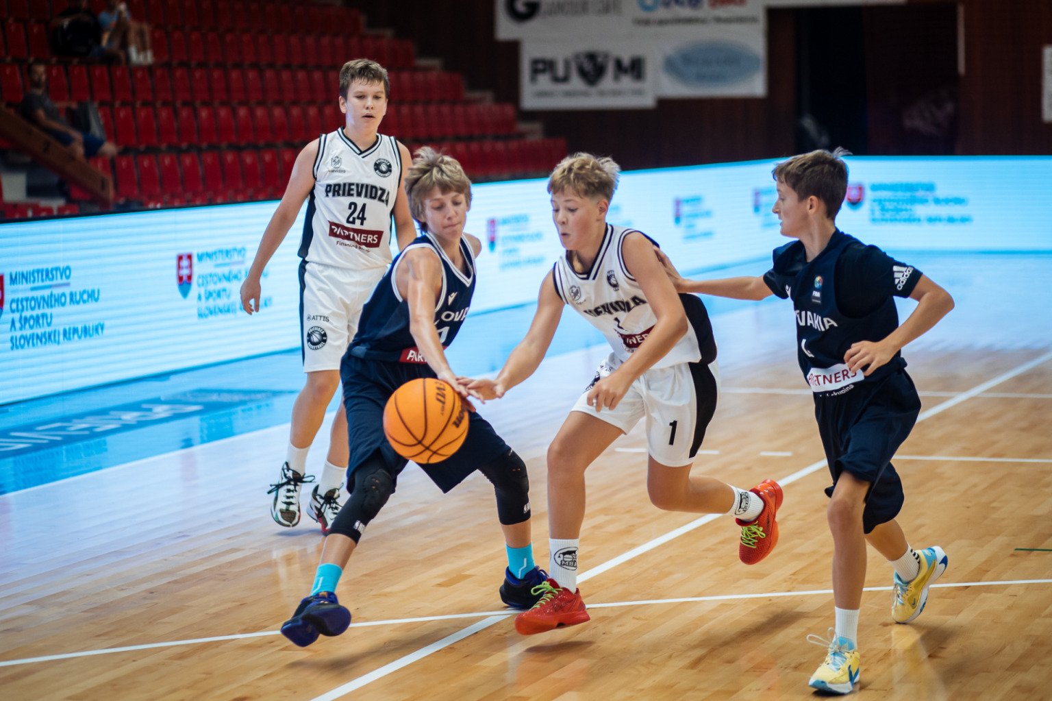 Tri dni európskeho basketbalu chlapcov do 13 rokov v Prievidzi