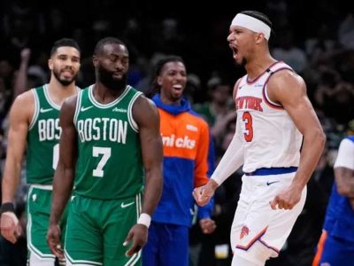 VDIEO/Play-Off NBA: Knicks opätovne šokovali Boston a Thunder ukázali Nuggets, čo dokážu