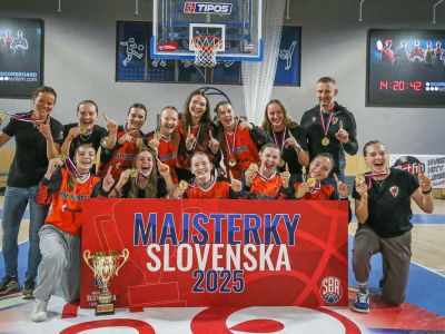FOTO+VIDEO/M-SR Juniorky U19: Ružomberok má titul, Košice striebro a bronz pre Banskú Bystricu