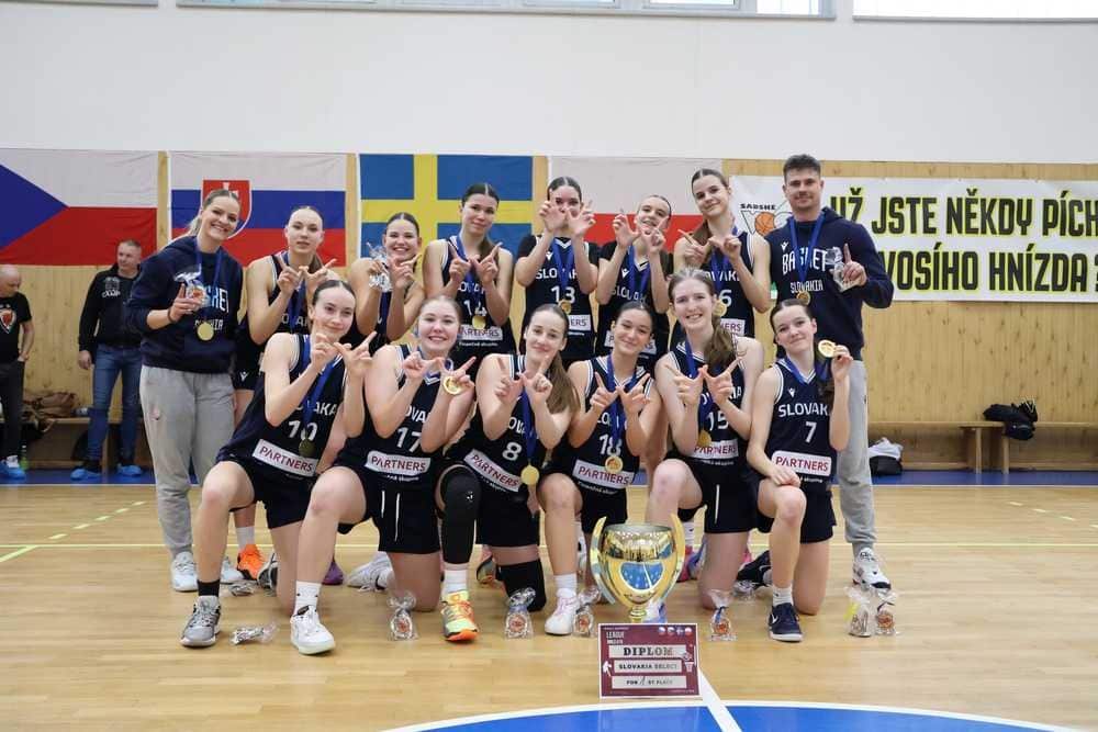FOTO/VIDEO: Tím Slovakia Select víťazom MEL/BasketGirls® U15 v sezóne 2025/26