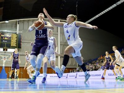 Slovenky zdolali Island na jeho palubovke 72:55