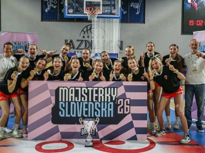 VIDEO/M-SR Juniorky U19: Tretia výhra pre MBK Ružomberok a titul k tomu
